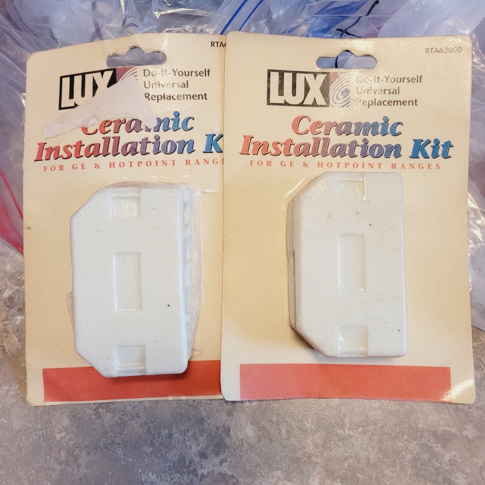2 NIB LUX Ceramic Installation Kit For GE & Hotpoint Ranges‎ RTA6-2000 Universal